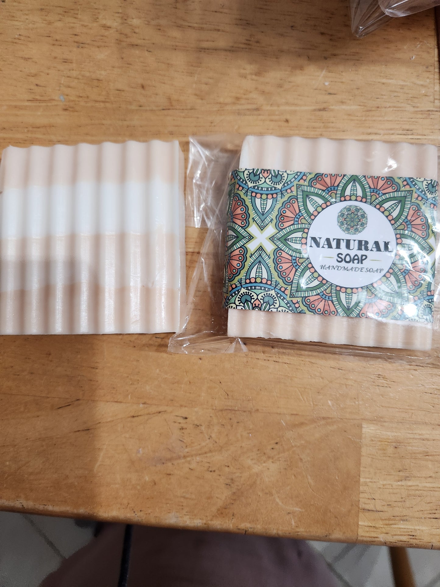 Handmade Saffron Cedarwood Goatmilk Bar Soap