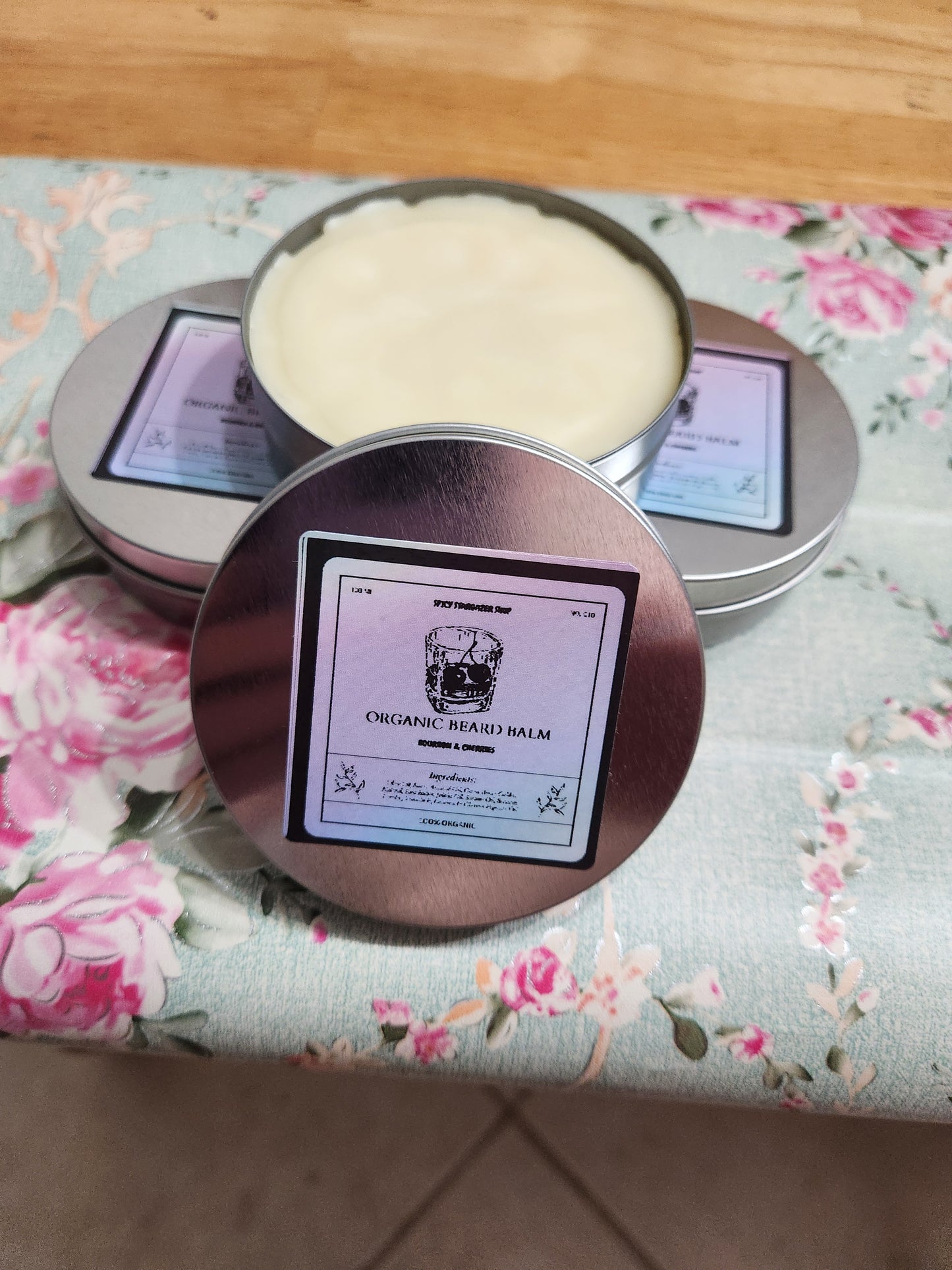 Organic Bourbon and Cherries Beard Balm