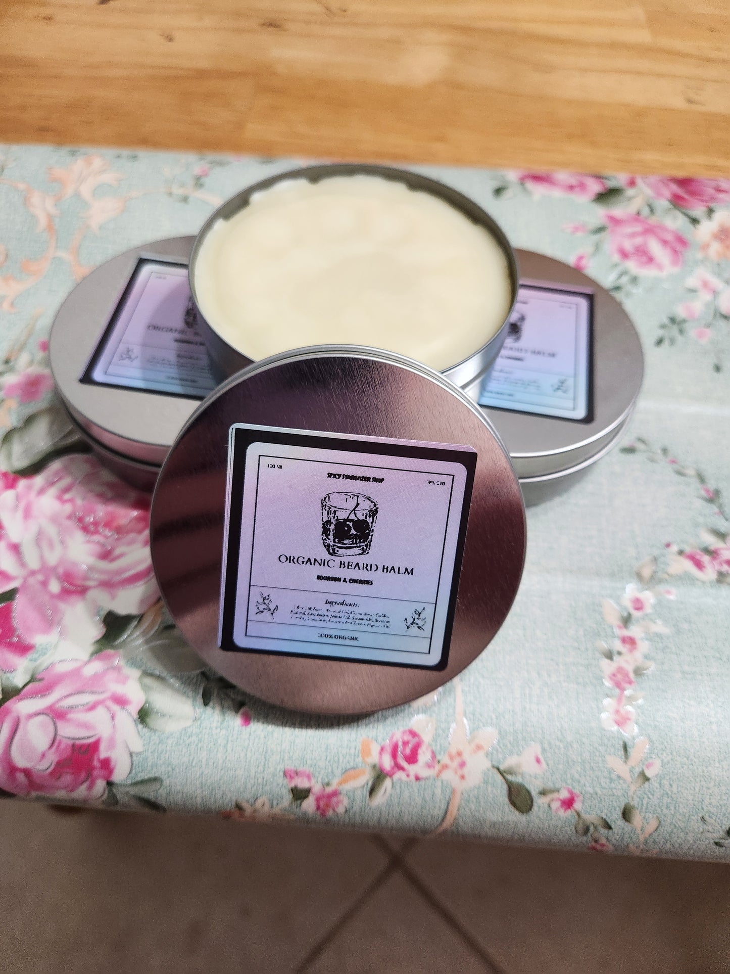 Organic Bourbon and Cherries Beard Balm