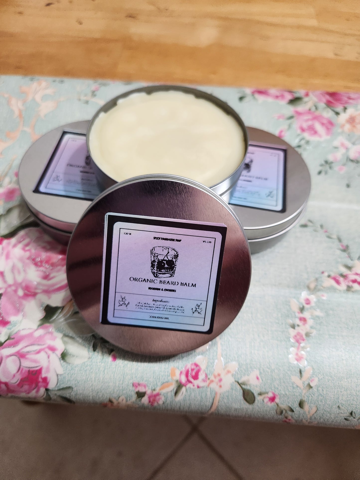 Organic Bourbon and Cherries Beard Balm