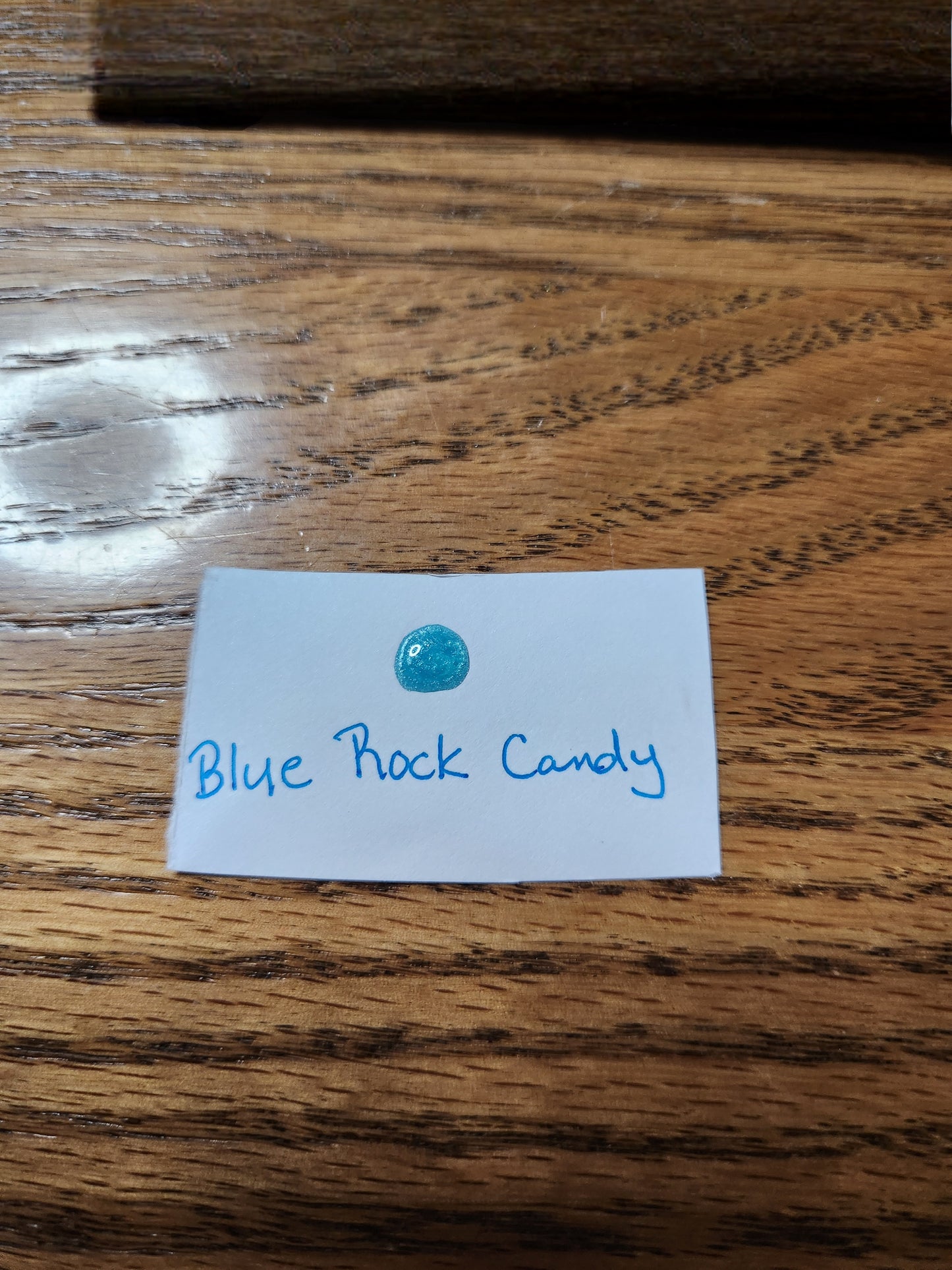 Blue Rock Candy Nail Polish