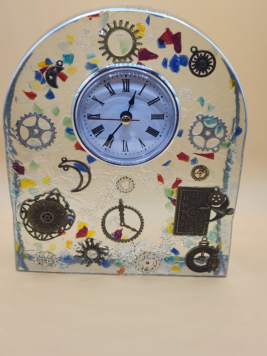 Handmade Steampunk Table Clock
