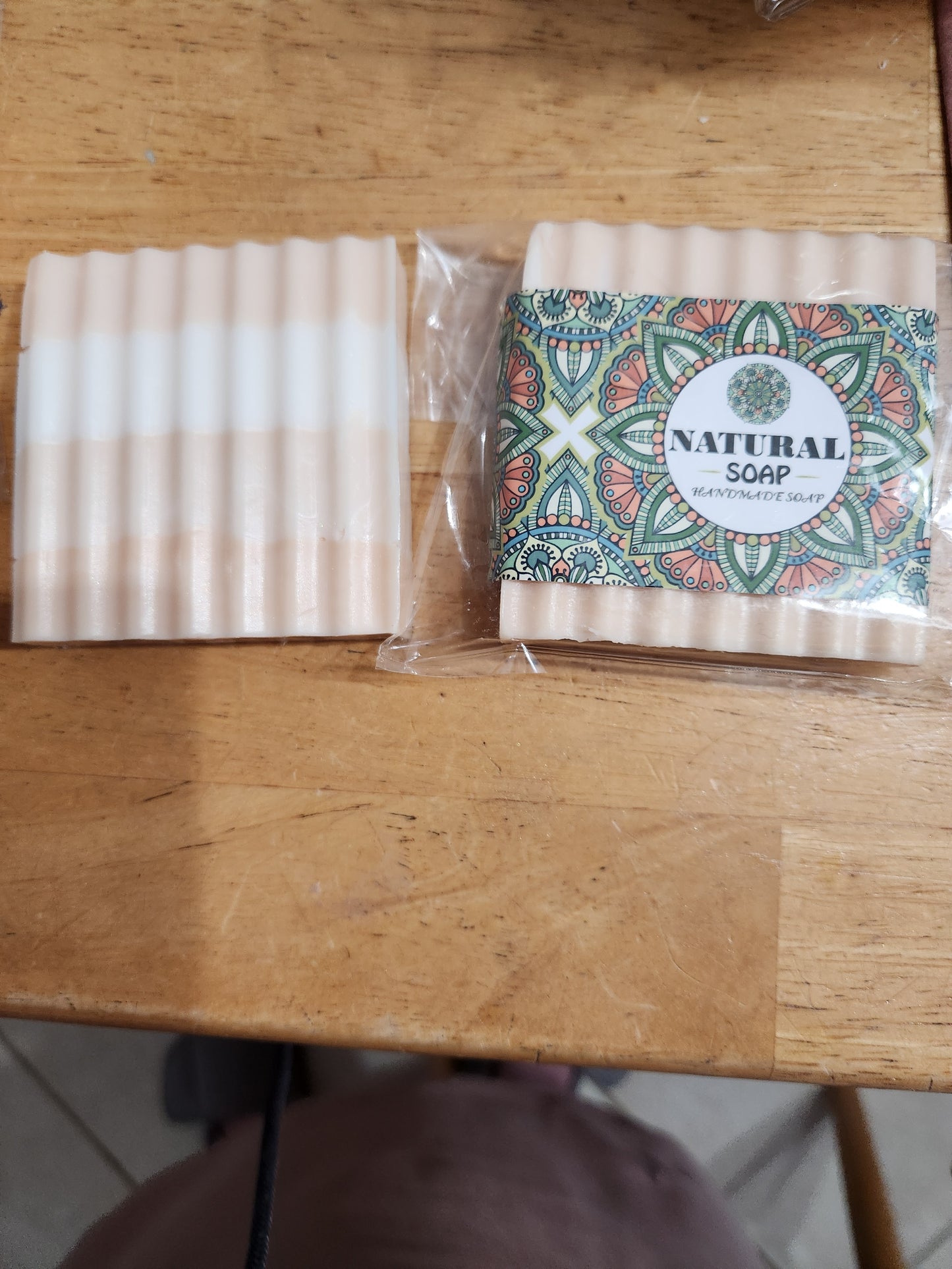 Handmade Saffron Cedarwood Goatmilk Bar Soap