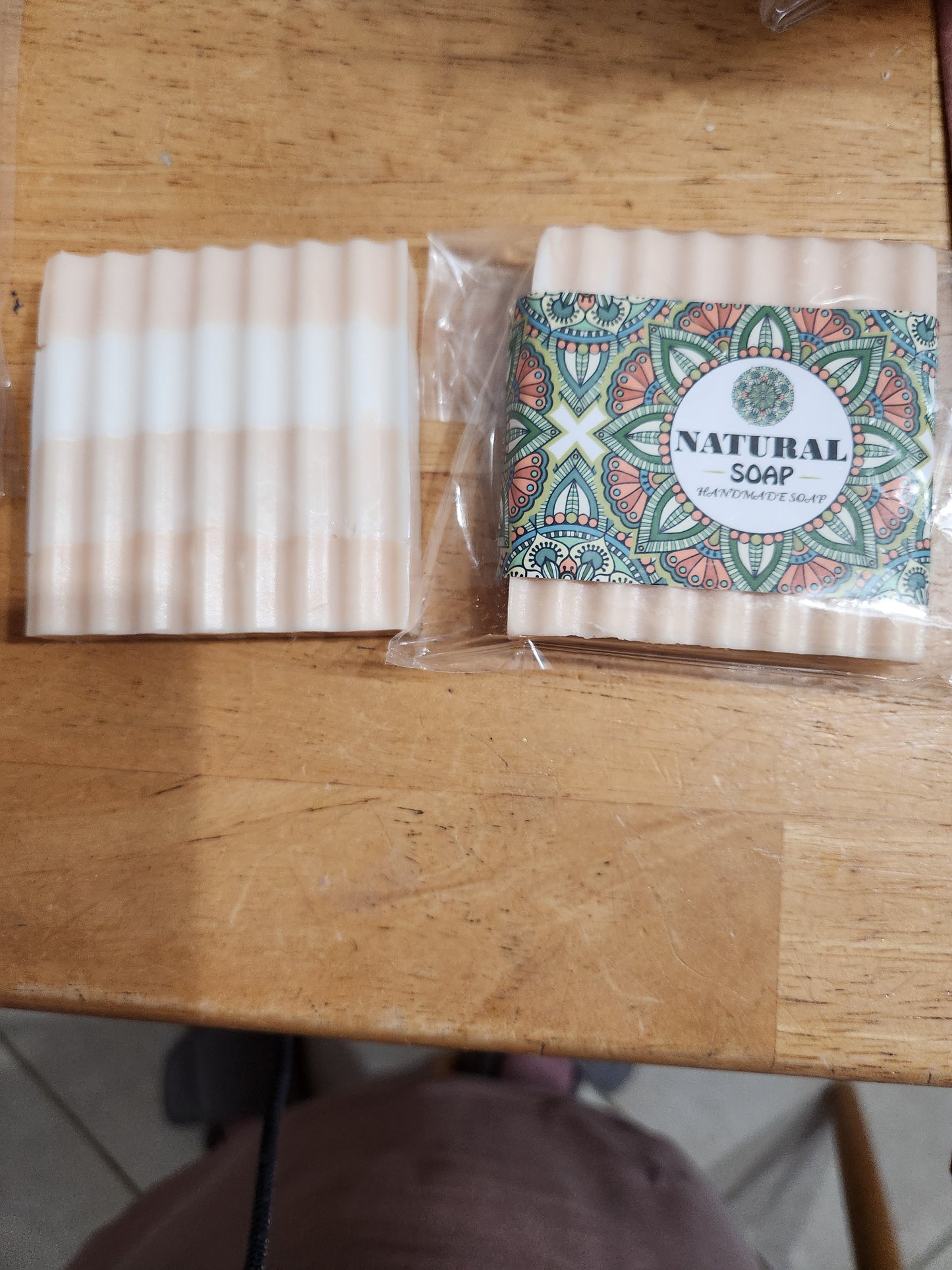 Handmade Saffron Cedarwood Goatmilk Bar Soap