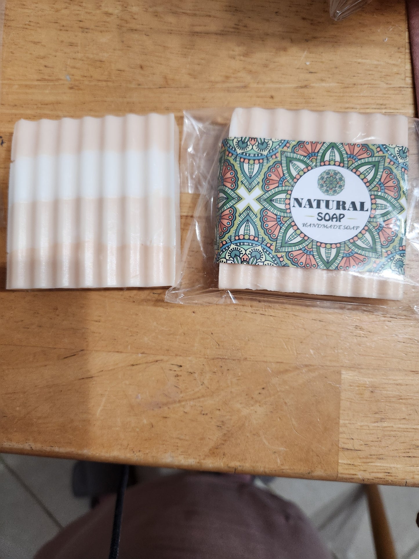 Handmade Saffron Cedarwood Goatmilk Bar Soap