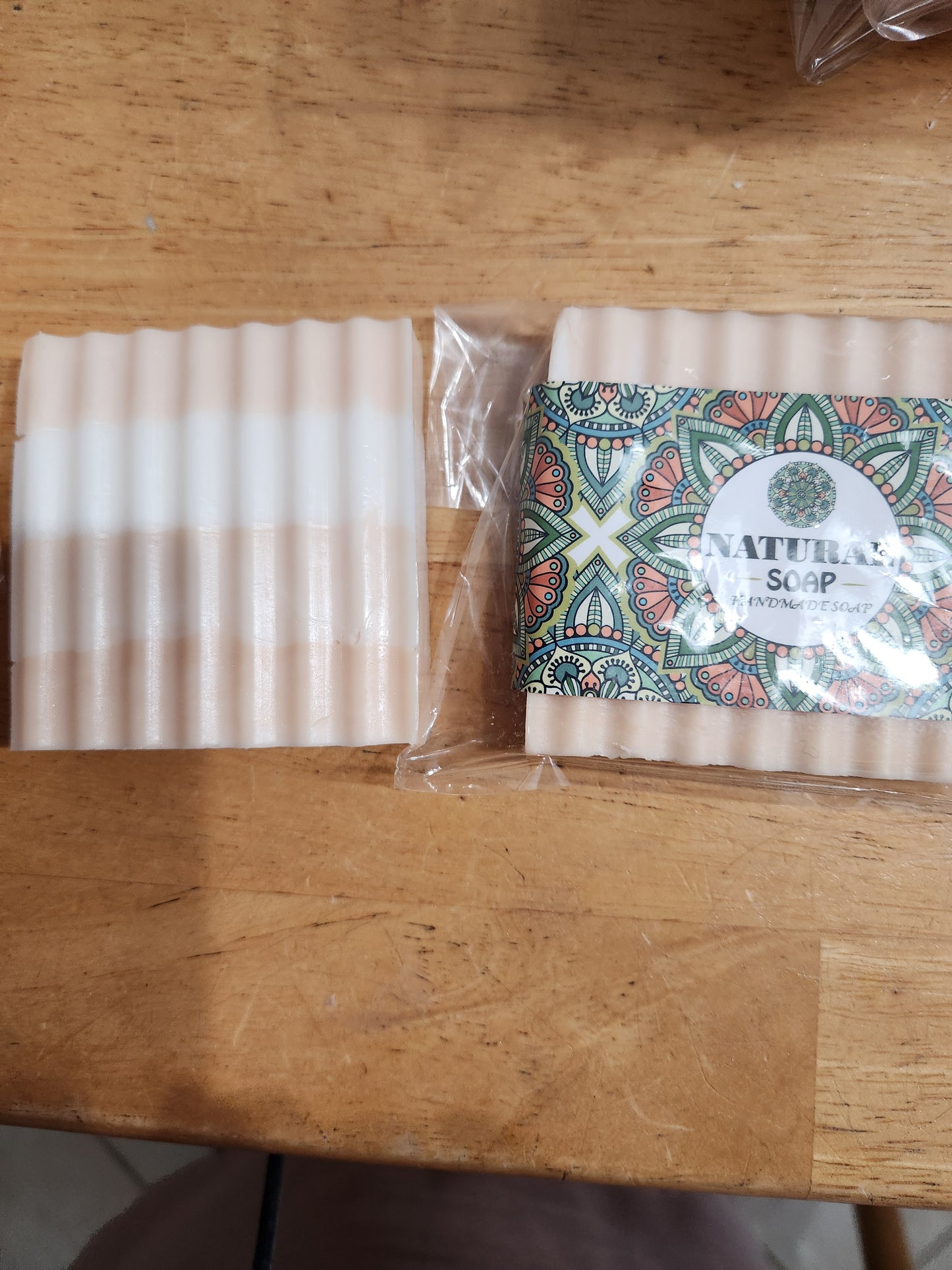 Handmade Saffron Cedarwood Goatmilk Bar Soap