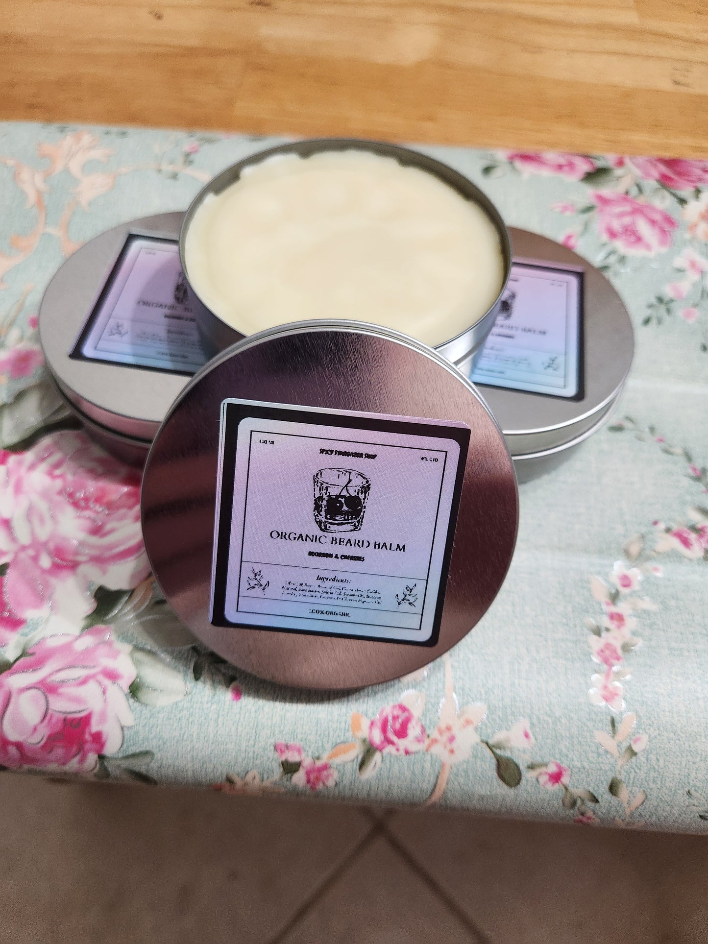 Organic Bourbon and Cherries Beard Balm