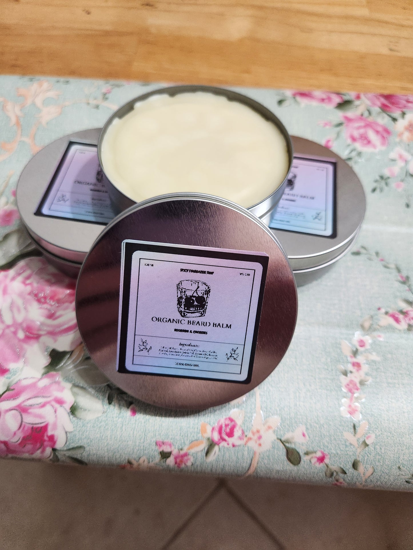 Organic Bourbon and Cherries Beard Balm