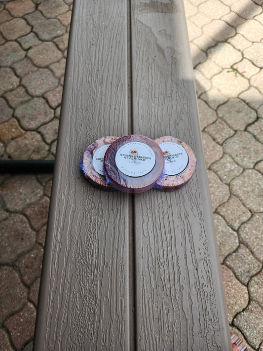 All- Natural Bourbon and Cherries Shaving Soap