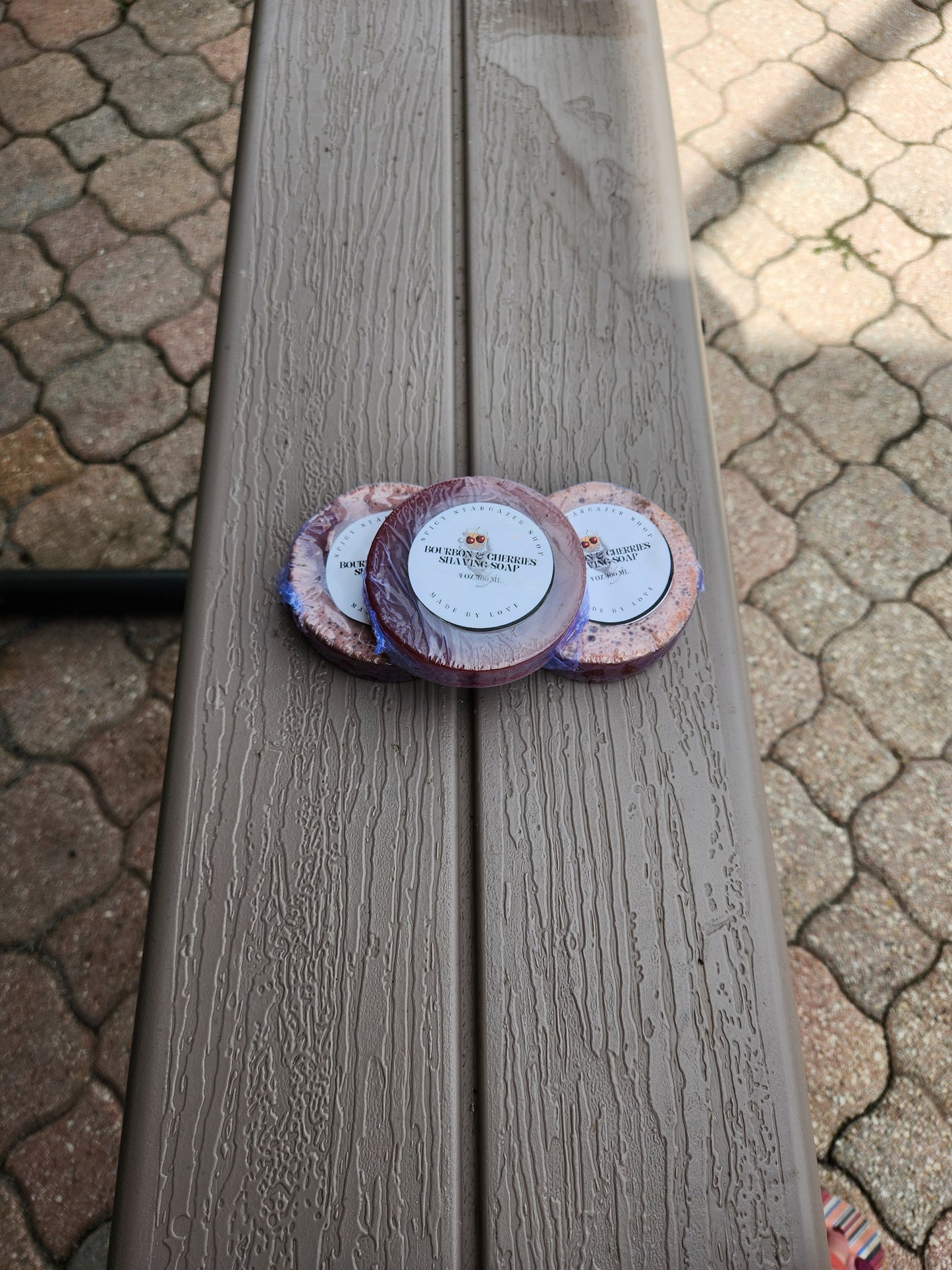 All- Natural Bourbon and Cherries Shaving Soap