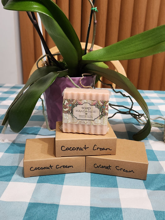 Coconut Cream Handmade All-Natural Goat Milk Bar Soap