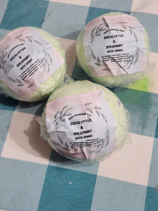 Eucalyptus & Spearmint Bath Fizzy Bombs