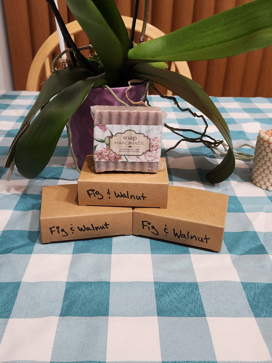 Fig & Walnut All-Natural Goat Milk Bar Soap
