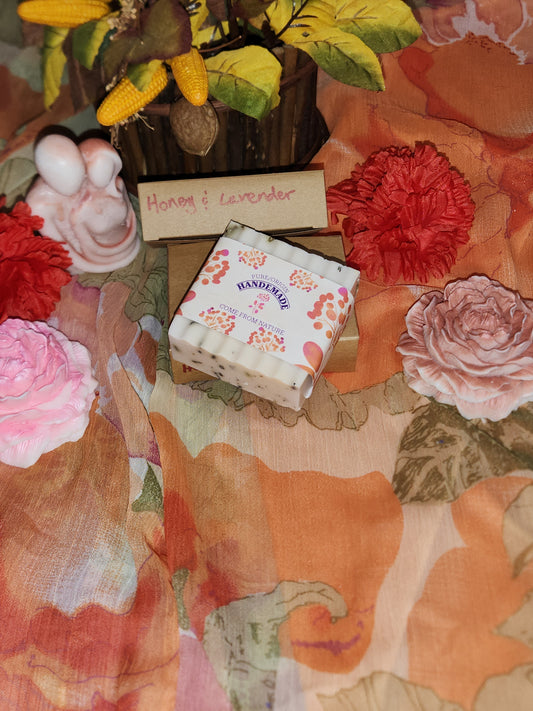 Honey Lavender Goat Milk Bar Soap