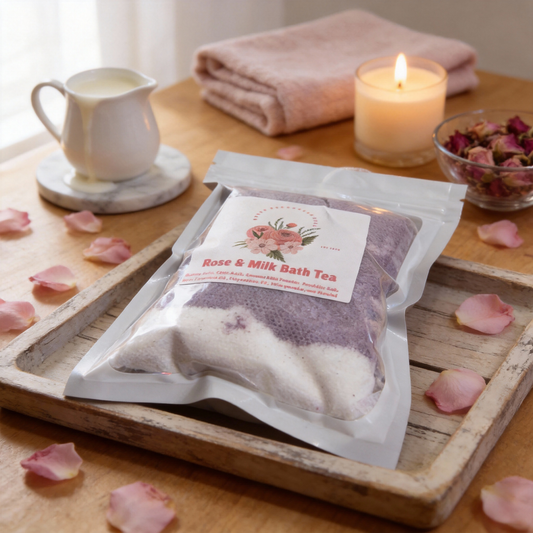 Soothing Rose and Milk Bath Tea