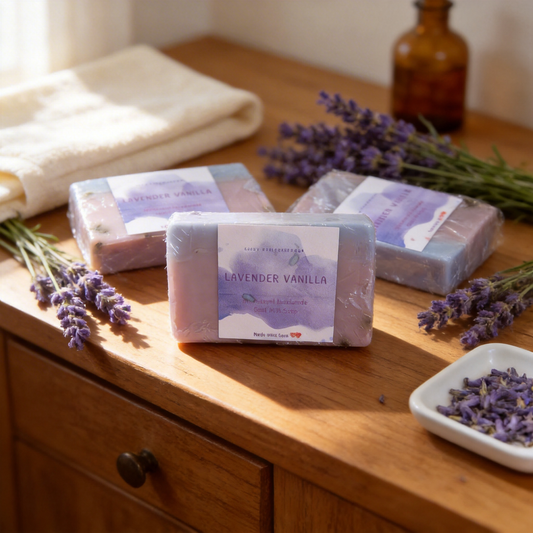 Handmade Lavender Vanilla Goat Milk Soap